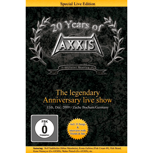 AXXIS 20 years of AXXIS DVD
